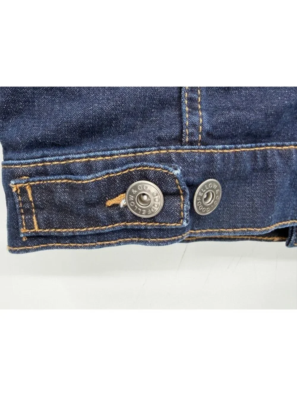 Goodfellow Co Womens Small Dark Wash Denim Jacket Cotton Blend New with tags - Picture 9 of 10